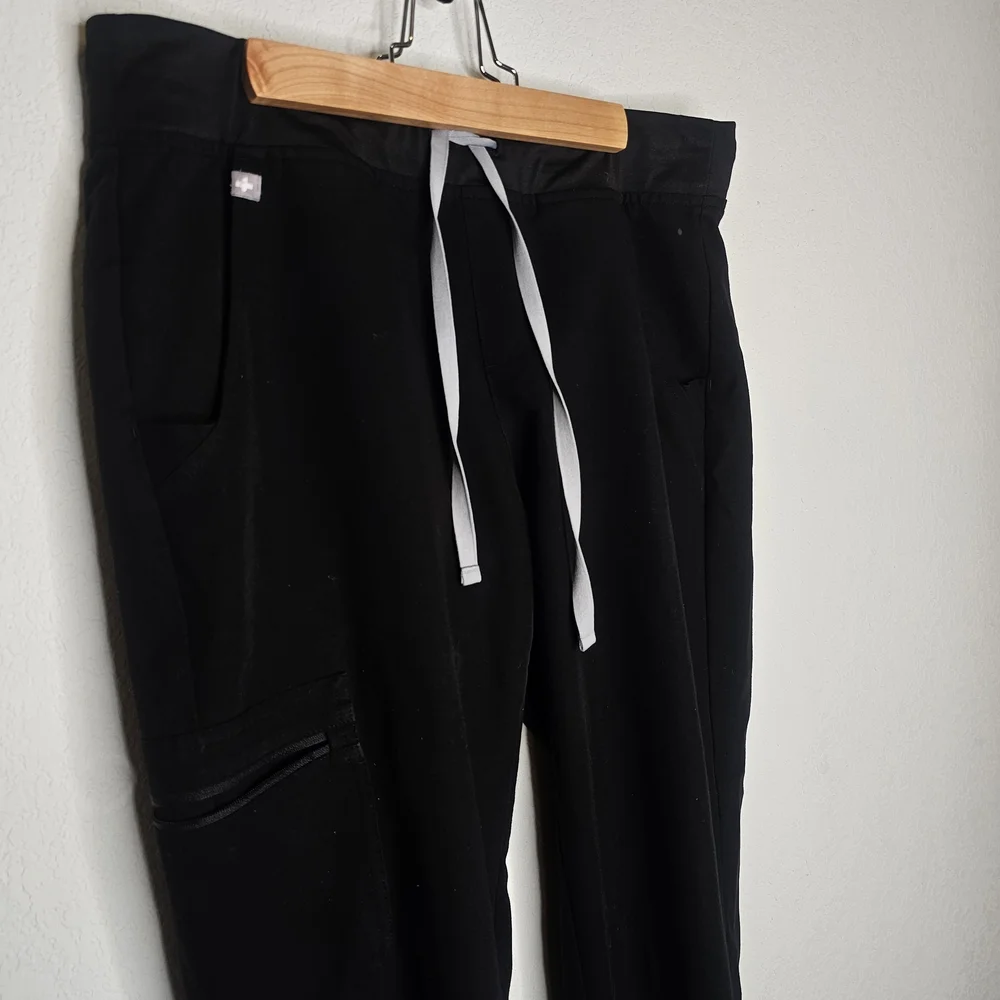 Figs Black Zamora Jogger Scrub Pants Size M - Picture 5 of 7